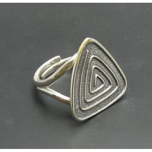 R000760 Sterling Silver  Ring Solid 925 Spiral