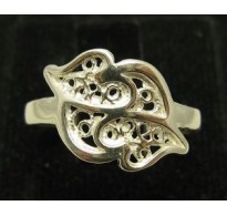 R000314 Stylish Light Sterling Silver Ring Solid 925 Perfect Quality Handmade Empress