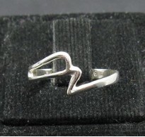 R000466 Stylish Plain Sterling Silver Ring Genuine Solid Hallmarked 925 Handmade