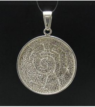 PE000508 Stylish Sterling silver pendant 925 solid handmade