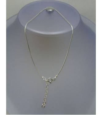 STYLISH STERLING SILVER ANKLET SOLID 925 GAUGE 1mm NEW SNAKE CHAIN