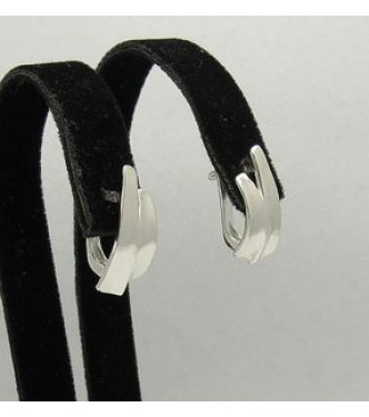 E000029 Sterling Silver Earrings Solid 925