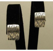 STYLISH STERLING SILVER EARRINGS SOLID 925 HANDMADE NEW FRENCH CLIP