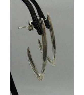 E000030 Sterling Silver Earrings Solid 925
