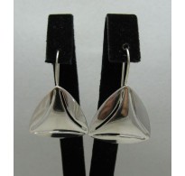 STYLISH STERLING SILVER EARRINGS TRIANGLE SOLID 925 NEW E000438 EMPRESS