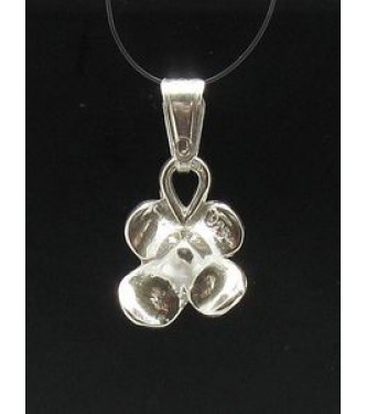 PE000506 Stylish Sterling silver pendant 925 solid Flower pearl