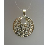PE000774 Sterling silver pendant solid 925