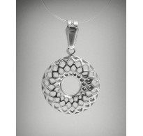 PE000835 Stylish Sterling Silver Pendant Solid 925