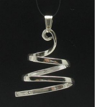 PE000363 Stylish Sterling silver pendant 925 spiral quality