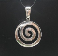 STYLISH STERLING SILVER PENDANT SPIRAL SOLID 925 NEW