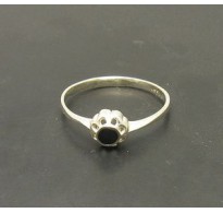 R000864 Stylish Plain Genuine Sterling Silver Ring Stamped Solid 925 Flower Handmade