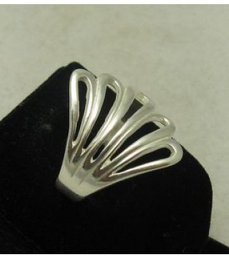 R000158 Stylish Plain Sterling Silver Ring Hallmarked Solid 925 Nickel Free Handmade