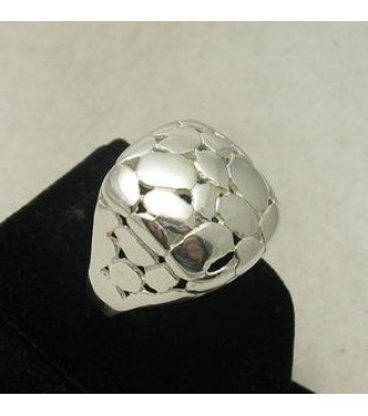 R000339 Stylish Sterling Silver Ring Stamped Genuine Solid 925 Handmade Perfect Quality