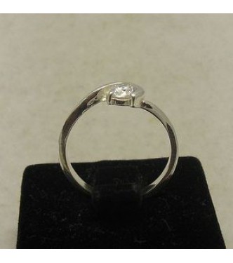 R000853 Plain Stylish Sterling Silver Ring Solid 925 CZ Perfect Quality Handmade Empress