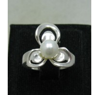 R001147 Plain Stylish Sterling Silver Ring Solid 925 Flower Handmade Hallmarked Empress