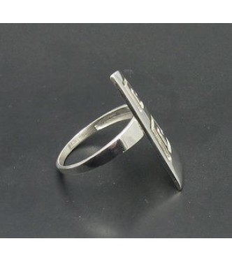 R000370 Stylish Genuine Sterling Silver Ring Hallmarked Solid 925 Handmade Empress