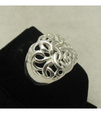 R000326 Stylish Sterling Silver Ring Genuine Solid 925 Handmade Perfect Quality Empress