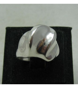 R001140 Stylish Genuine Plain Sterling Silver Ring Hallmarked Solid 925 Handmade Empress