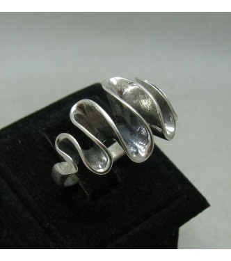 R001142 Stylish Sterling Silver Ring Hallmarked Genuine Solid 925 Handmade Empress