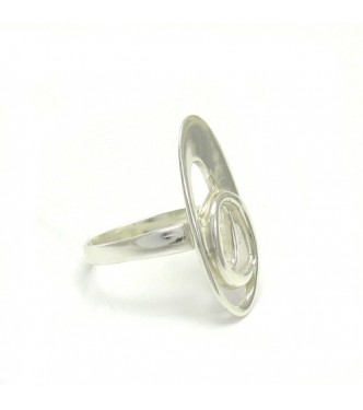 R000027 Long Stylish Sterling Silver Ring Stamped Solid 925 Perfect Quality Handmade