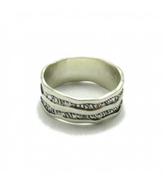R000043 Sterling Silver Ring Band Genuine Hallmarked Solid 925 Nickel Free Empress