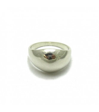 R000049 Plain Sterling Silver Ring Solid Genuine Hallmarked 925 Handmade Nickel Free