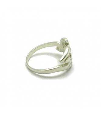 R000081 Stylish Plain Sterling Silver Ring Hallmarked Solid 925 Handmade Nickel Free