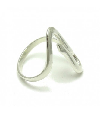 R000141 Plain Stylish Sterling Silver Ring Hallmarked Solid 925 Handmade Nickel Free