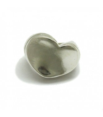R000142 Plain Sstylish Sterling Silver Ring Solid 925 Heart Perfect Quality Handmade
