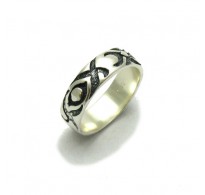 R000145 Plain Sterling Silver Ring Band Genuine Stamped Solid 925 Handmade Empress