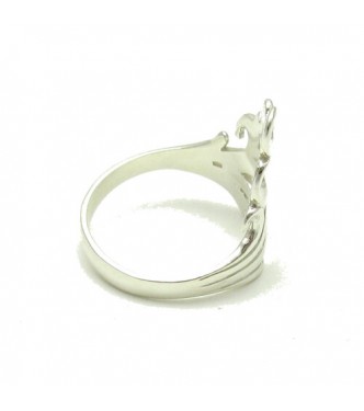 R000218 Stylish Genuine Plain Sterling Silver Ring Solid 925 Handmade Perfect Quality