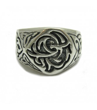 R000238 Plain Sterling Silver Celtic Ring Genuine Stamped Solid 925 Nickel Free Empress