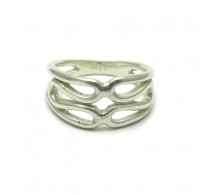 R000344 Stylish Sterling Silver Plain Ring Solid Hallmarked 925 Handmade Empress
