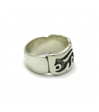 R000356 Stylish Sterling Silver Ring Genuine Stamped Solid 925 Band Handmade Empress