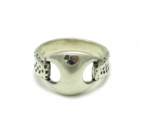 R000402 Plain Sterling Silver Ring Hallmarked Genuine Solid 925 Perfect Quality Empress 