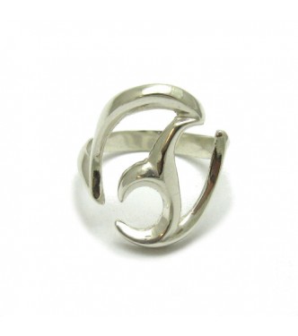  R000408 Plain Stylish Sterling Silver Ring Genuine Solid 925 Handmade Empress