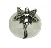 R000443 Genuine Sterling Silver Children's Ring Fairy Hallmarked Solid 925 Handmade
