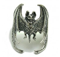 R000492 Genuine Sterling Silver Ring Solid 925 Bat Vampire Nickel Free Handmade Empress
