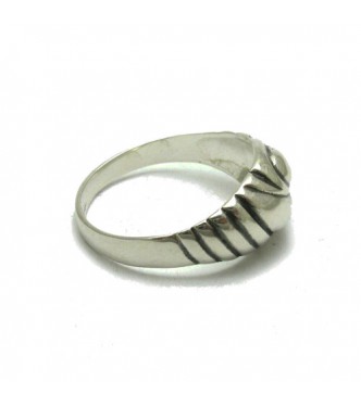 R001737 Plain Genuine Sterling Silver Ring Stamped Solid 925 Perfect Quality Empress
