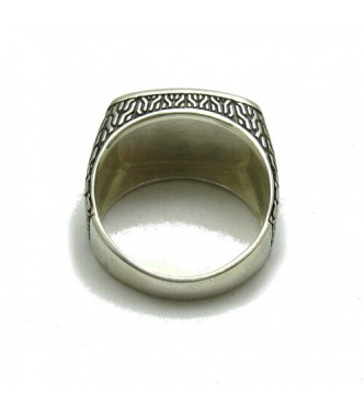 R001741 Plain Stylish Sterling Silver Men's Ring Hallmarked Solid 925 Handmade Empress