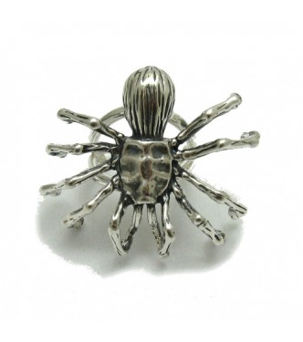  R001745 Sterling Silver Ring Hallmarked Solid 925 Huge Spider Perfect Quality Empress
