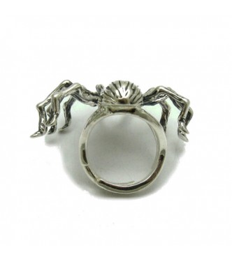  R001745 Sterling Silver Ring Hallmarked Solid 925 Huge Spider Perfect Quality Empress