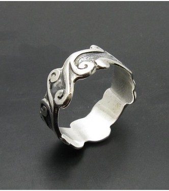 R000054 Genuine Sterling Silver Ring Band Stamped Solid 925 Nickel Free Handmade