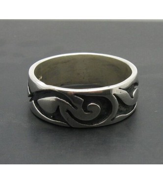 R000061 Stylish Sterling Silver Ring Stamped Solid 925 Band Empress Perfect Quality