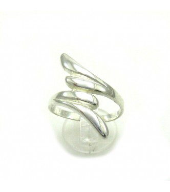 R000065 Stylish Genuine Sterling Silver Ring Hallmarked Solid 925 Nickel Free Handmade