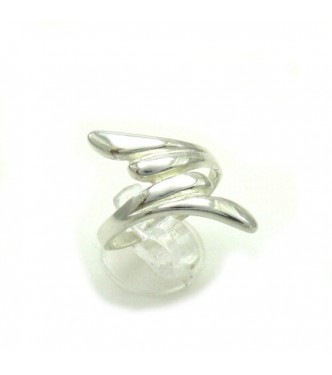 R000065 Stylish Genuine Sterling Silver Ring Hallmarked Solid 925 Nickel Free Handmade
