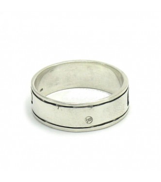 R000232 Sterling Silver Ring Band Genuine Stamped Solid 925 Perfect Quality Empress