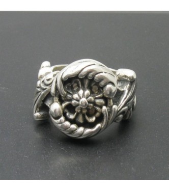 R000269 Stylish Sterling Silver Ring Hallmarked Genuine Solid 925 Handmade Empress