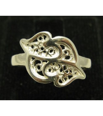 R000314 Stylish Light Sterling Silver Ring Solid 925 Perfect Quality Handmade Empress